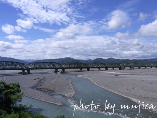 大井川と鉄橋