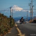 富士山とのバイク写真撮影に挑戦
