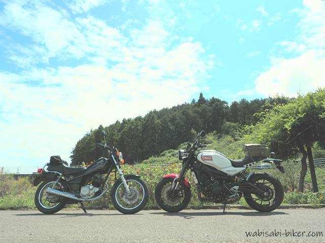 YAMAHA SR125、XSR900