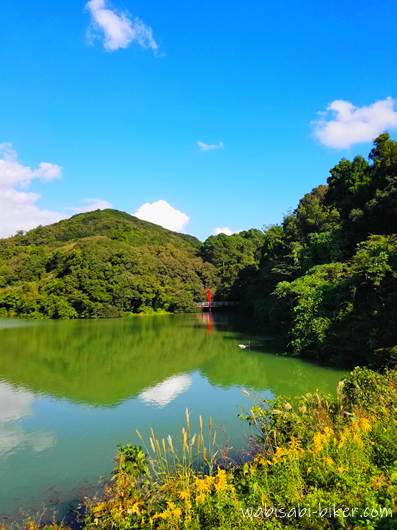 西大谷ダム公園 赤い吊り橋