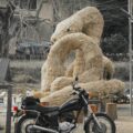 バイクで見に行くジャンボ干支☆冬の8枚重ね着の記録