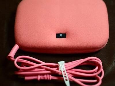 広電 電気あんか 平型タイプ ピンク