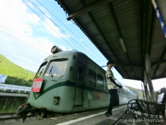 千頭駅に残されてる大井川鐵道の21004とのセルフスナップ。